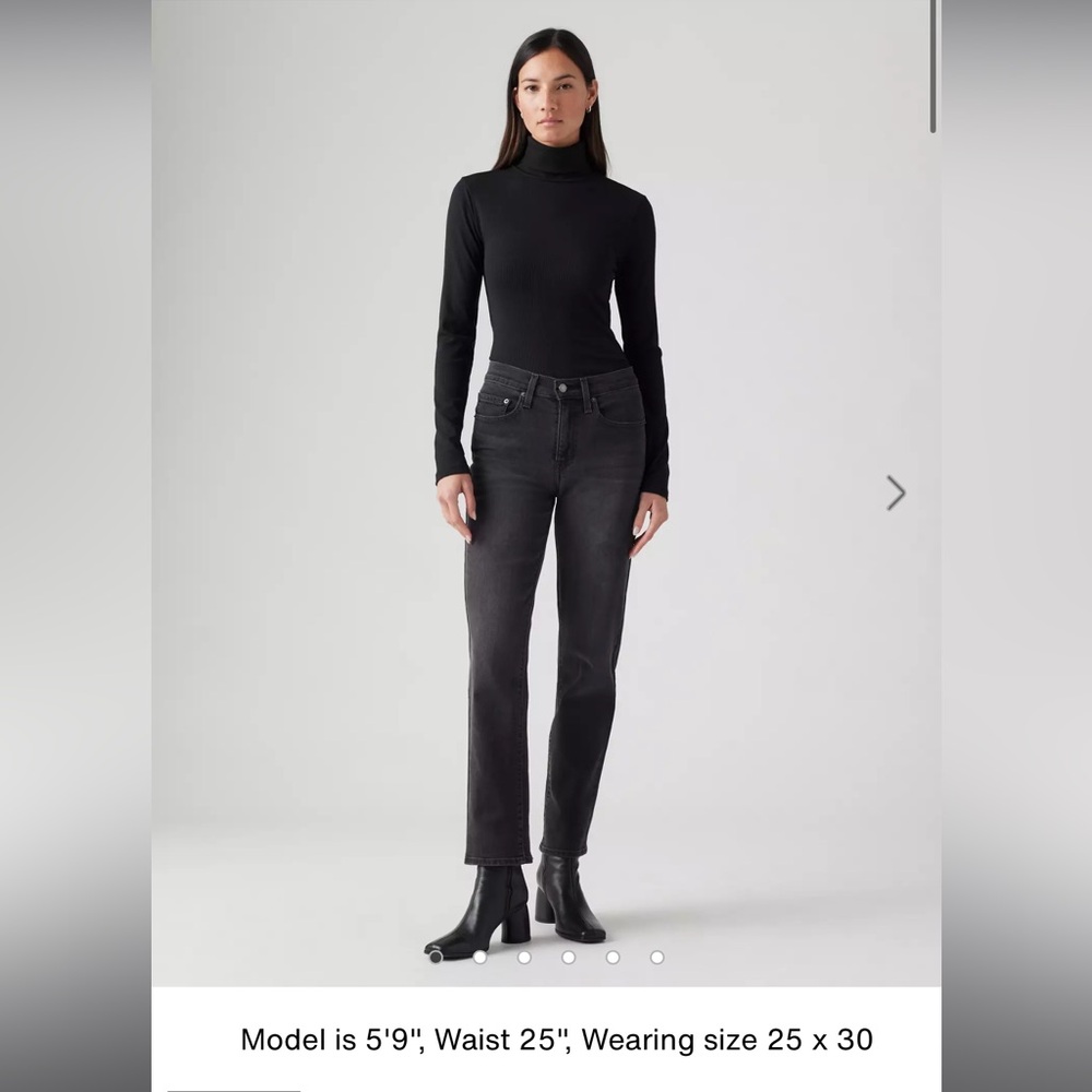 Levi’s 724 HIGH RISE SLIM STRAIGHT WOMEN'S JEANS - Picture 2 of 9